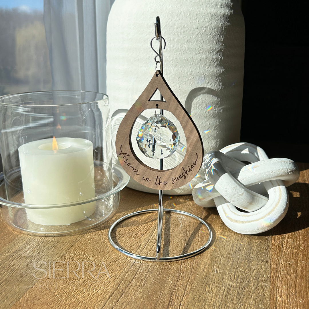 'Forever In the Sunshine' Teardrop Suncatcher
