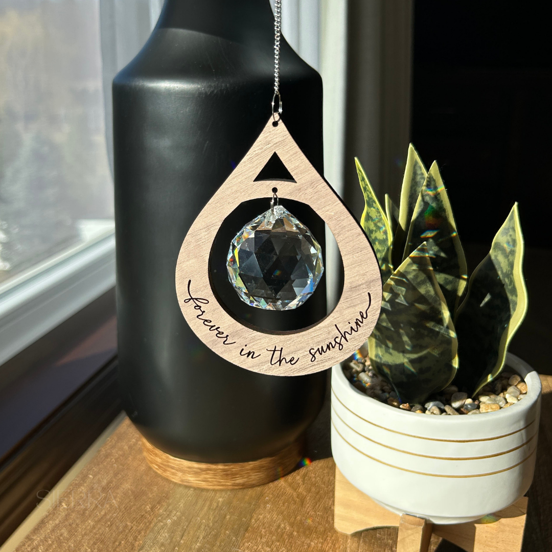 'Forever In the Sunshine' Teardrop Suncatcher