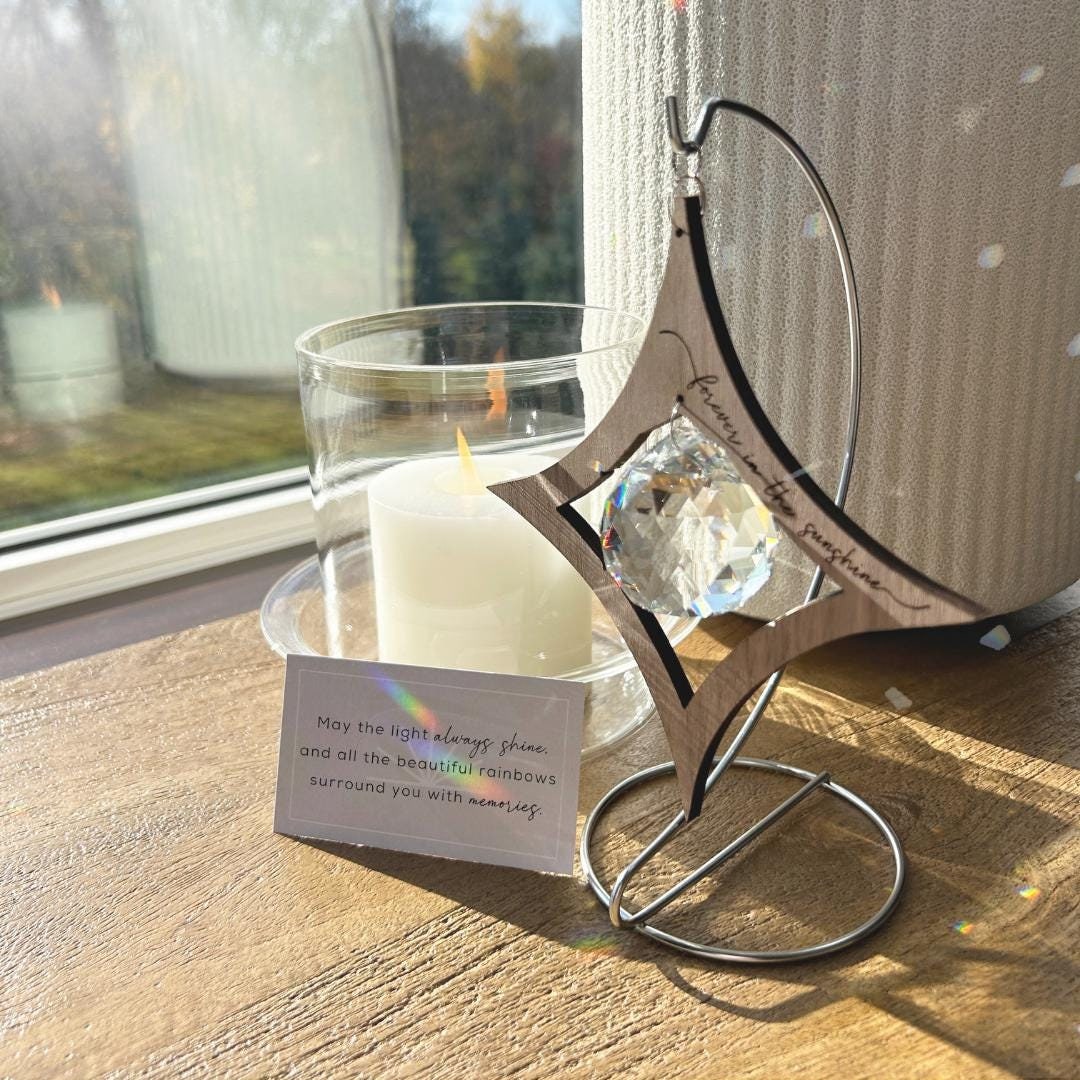 'Forever In the Sunshine' Memorial Star Suncatcher