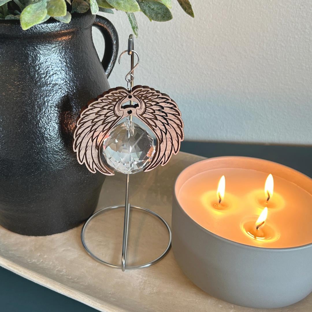 Angel Wings Memorial Suncatcher