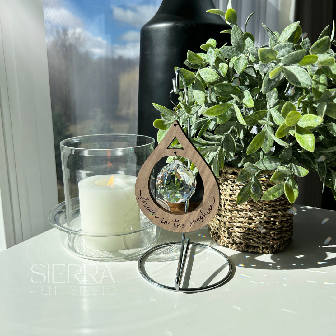 'Forever In the Sunshine' Teardrop Suncatcher